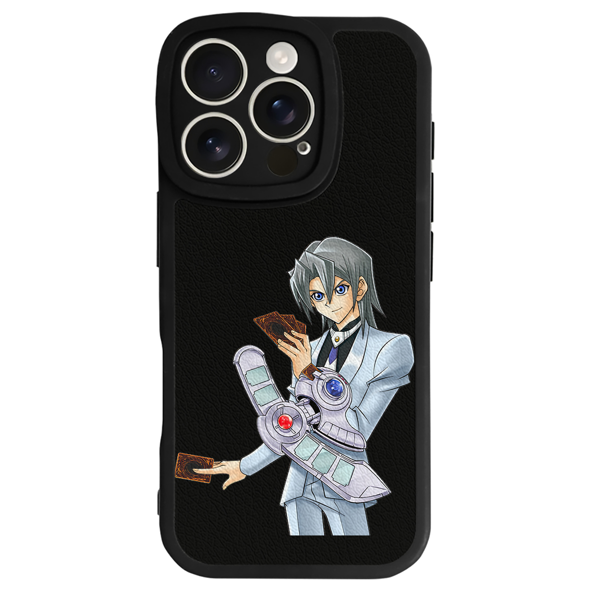 遊☆戯☆王 Yu-Gi-Oh! 【iPhone 16シリーズ対応】シリコンスマホケース（レザー調） 材質：シリコン
